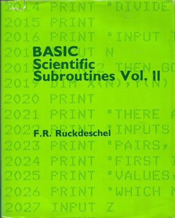 USED-Basic Scientific Subroutines: 002 by F. R. Ruckdeschel (Hardcover)