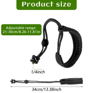Camera Sport Camera Anti-Loss Hand Rope Wrist Strap, Suitable for Gopro Dji Insta360 Dslr Action Camera Cameras, 1/4 Screw, Braided Design