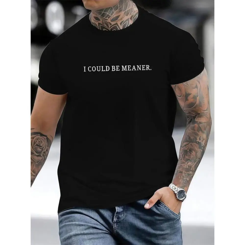 Imperial The Label I Could Be Meaner Embroidered Sweatshirt or T-Shirt – Sassy Unisex Apparel – Bold Statement Gift