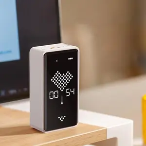 Simulated hourglass timer, Multifunctional timer, pixel art style, with a large digital display and magnetic design, ideal for use in the kitchen, fitness, work, capable of handling 90% of timing tasks, a holiday gift, kitchen egg timer