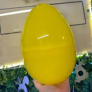 Large 12 Inch Plastic Easter Egg Party Favor, Empty Eggs for Filling Easter Gifts, Multi-Item Party Gift Pack