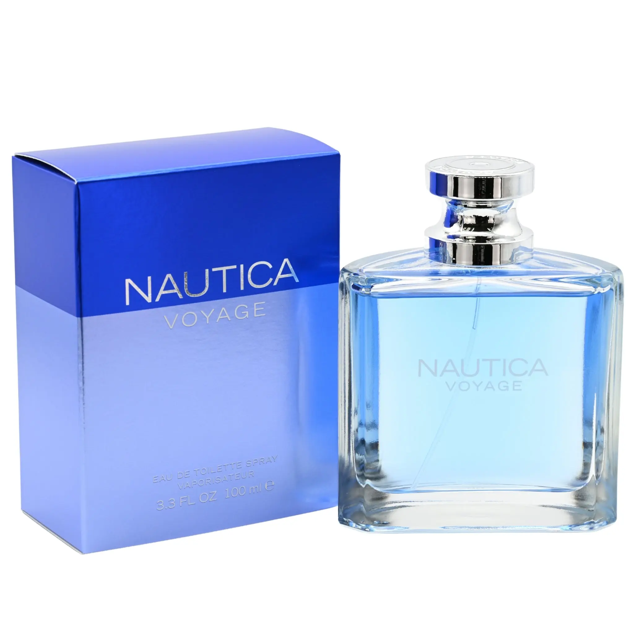 Nautica Voyage Eau de Toilette (EDT) Men's Cologne & Scent Perfume, 3.4 oz Fresh Aquatic-Woody Cedarwood Fragrance, Versatile Everyday Men's Colognes