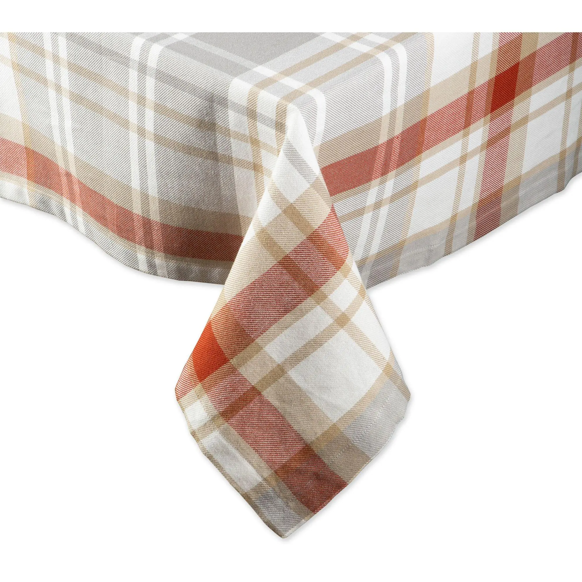 Design Imports Cozy Picnic Plaid Tablecloth 60x104