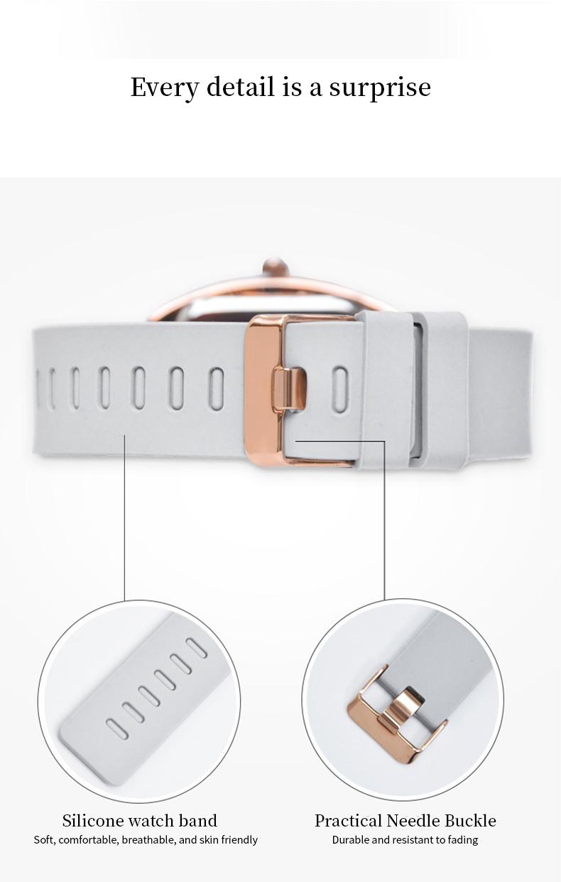 Fashion Watches Casual Stylish  Open Dial Watch  Silicone Strap, Waterproof & Luminous, Perfect for All Occasions Also ideal as a Mother's Day gift for your wife and mom.