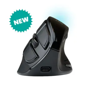 Om Ergonomic Mouse with Screen | Wireless Vertical Handshake Mouse