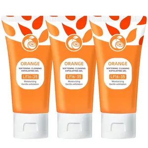 Orange Scented Exfoliator Clear Gel LF16-35 Gentle Exfoliation for Face & Body Deep Cleansing Nourishing Moisturizing Anti Dandruff Suitable for All Skin Types