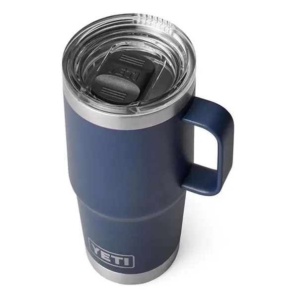 Stay Hydrated in Style with the YETI Rambler 20 oz Navy Travel Mug  Now at Ace  Hardware! Drinkware Flasks - TikTok Shop