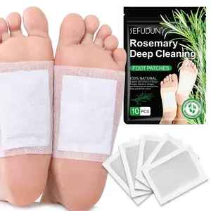 20PCS Natural Herbal Foot Detox Patches Ginger Bamboo Deep Cleansing Pads for Stress Relief Toxin Removal,Better Sleep & Wellness Fitness Treatment Healthcare Solution Therapeutic Healthy Therapy