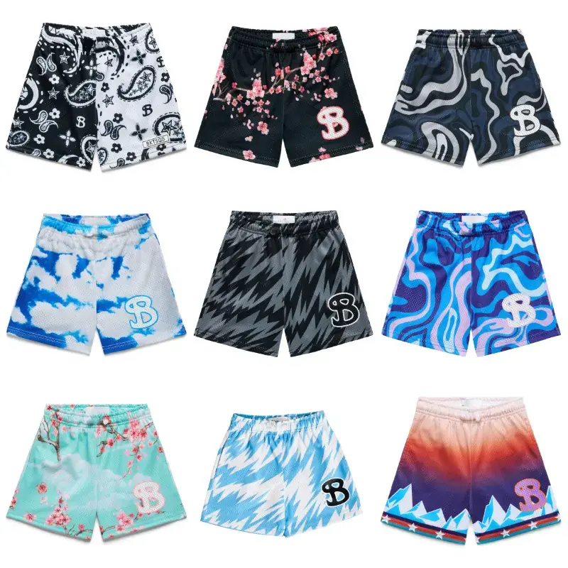 BUCKETSQUAD Basketball Mesh Shorts for Kids, Junior & Adults | Lightweight Athletic Sports Shorts | Game Ready Streetwear & Basketball Gift