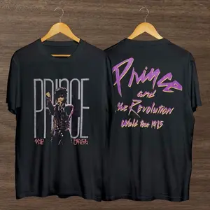 Vintage 1985 Prince And The Revolution Purple Rain World Tour Shirt