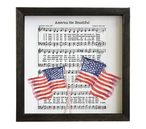 Sincere Surroundings 10" America The BeautifulRustic Frame