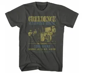 Creedence Clearwater Revival Vintage Concert T-shirt Tee, Graphic tees, Streetwear, Men gifts, Short sleeve, cotton, Top, Menswear