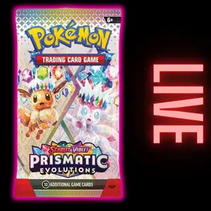 Prismatic Evolutions Booster Pack X 5(LIVE)