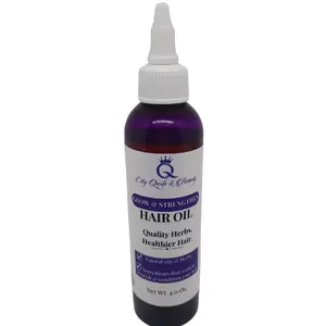 City Qurls Natural Herb Hair Oil Organic growth thin Haircare Nourishing Sunflower Shine