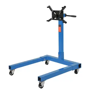 Garvee Heavy Duty Collapsible Rotating Engine Stand for Industrial & Automotive Use – 1300/1500 lbs Capacity, 360° Rotating Head, 4 Adjustable Arms, 4/5 Casters – Ideal for Engine Maintenance & Repair