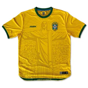 Brazil Redeemer Home Jersey 2026 – Classic Yellow Green Football Shirt – Iconic Brazil Home Kit – Premium Fan Edition Soccer Jersey