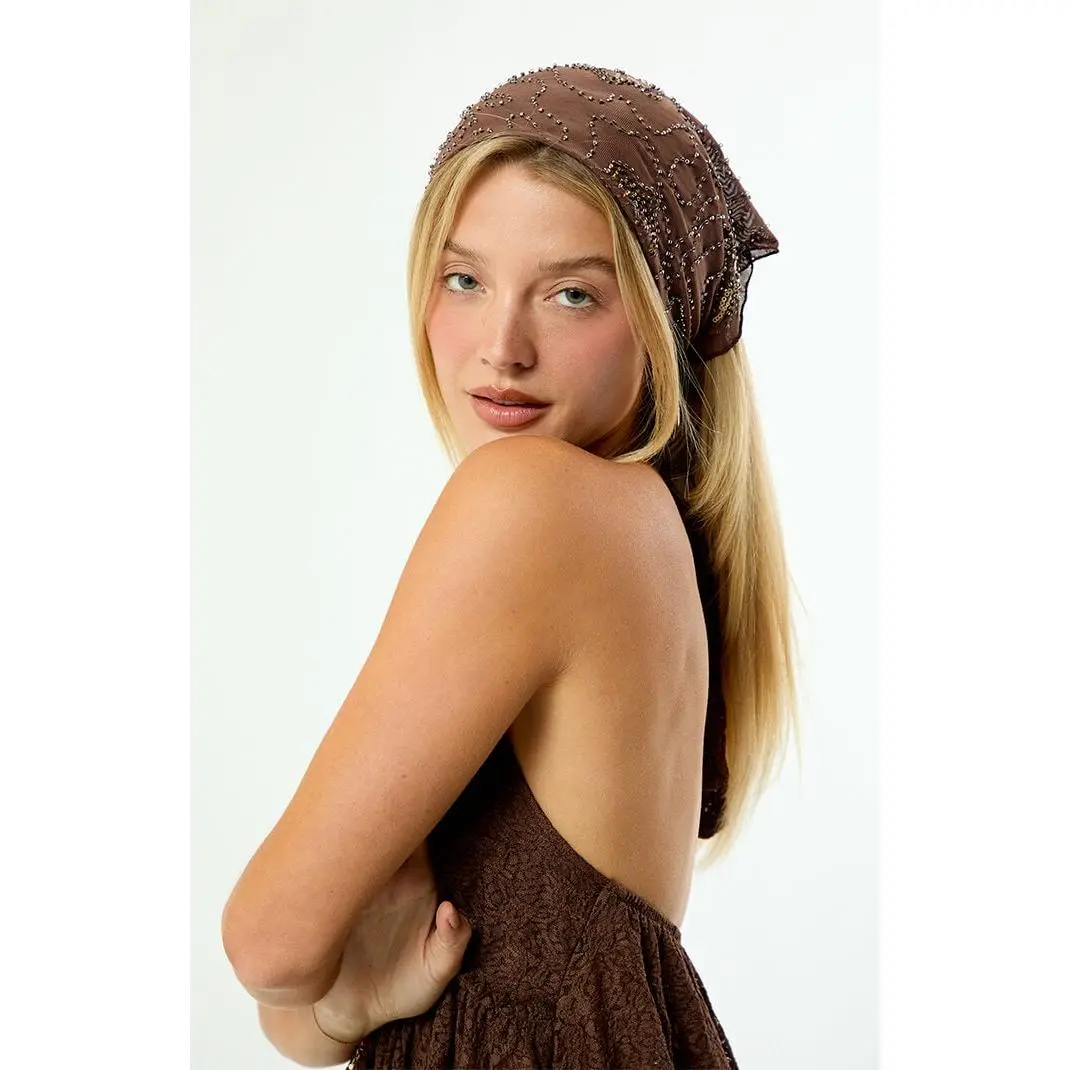 Pacsun Women's Kalea Beaded Headscarf