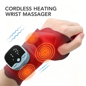 Multifunctional Heating Pad - New Upgraded Rechargeable Electric Model with Massager, Portable Pain Relief Hand Warmer, 5 Adjustable Temperatures & Vibration Modes, LED Display, Continuous Dual-Hand Warmth, Suitable for Carpal Tunnel