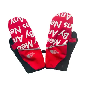 Supreme The North Face By Any Means Winter Runners Gloves Red