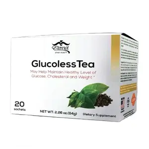 Eternal Spirit Beauty Glucoless Tea 20 Sachets - Green Tea with Glucose-Reducing Properties, Allergen-Free, Halal Certified, 0.25 oz Pack - Beverage, Natural