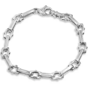 Men's Designer Link 14k Gold (24gram) or Platinum (39gram) 9mm Bracelet 8.5"