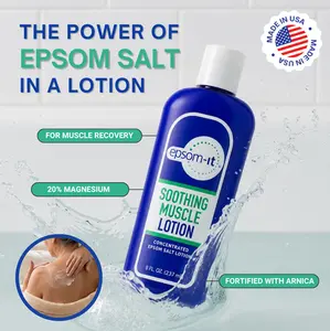 Soothing Muscle Lotion Bottle