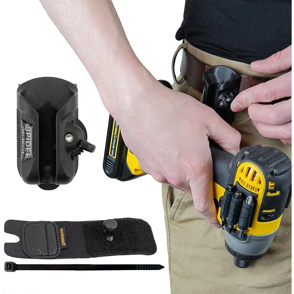 Tool Holster - Improve The Way You Carry Your Power Drill, Driver, Multitool, Pneumatic, Multi-Tool and More on Your Belt - Compatible With All Major Tool Brands