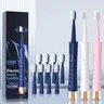 GMUX Sonic Electric Toothbrush - Cordless Rechargeable Adult Bathroom Gadget with 8 DuPont Bristle Heads, 5 Modes, Smart Timer, IPX7 Waterproof, USB Charge, 500mAh Battery, Couples Cool Gifts for Adults, Self Care & Personal Care Gadgets