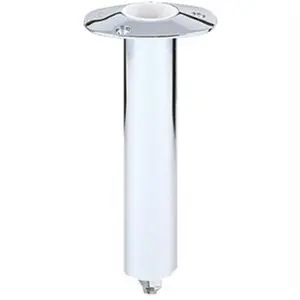 212 MAIN 0-Degree Stainless Steel Swivel Base Flush Mount Rod Holder - Short Tube, Medium Length, Medium Size, Ideal for Tuna Fishing, Compatible with Stand-Up Rods