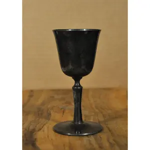 E. L. Delberti Small Silver Plated Goblet From Italy - Italian Miniature Silver Plated Goblet E. L. Delberti