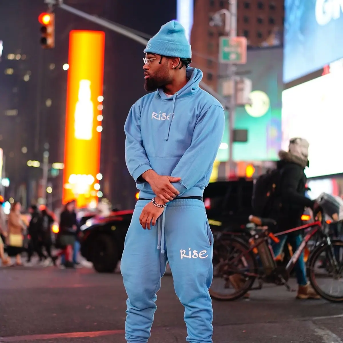 “Ice” Reflective Rise Sweatsuit