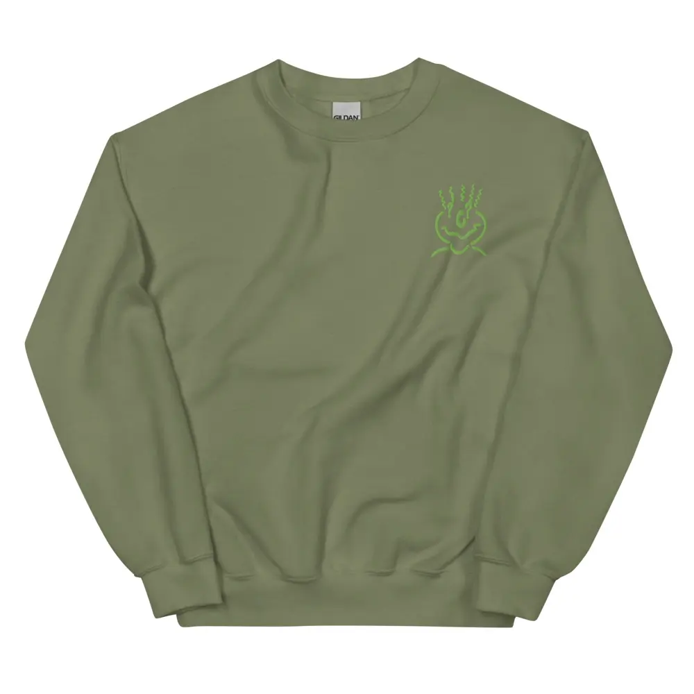 Unisex Olive Green Sweatshirt