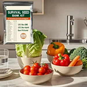 30,000 Non-GMO Heirloom Vegetable Seeds – 30 Variety Pack for Sustainable Living, Seed Saving, and Family Gardening