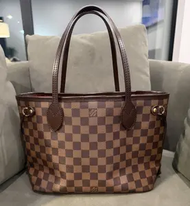 Pre-owned Louis Vuitton Canvas Tote Bags Neverfull PM Shoulder Tote Bag