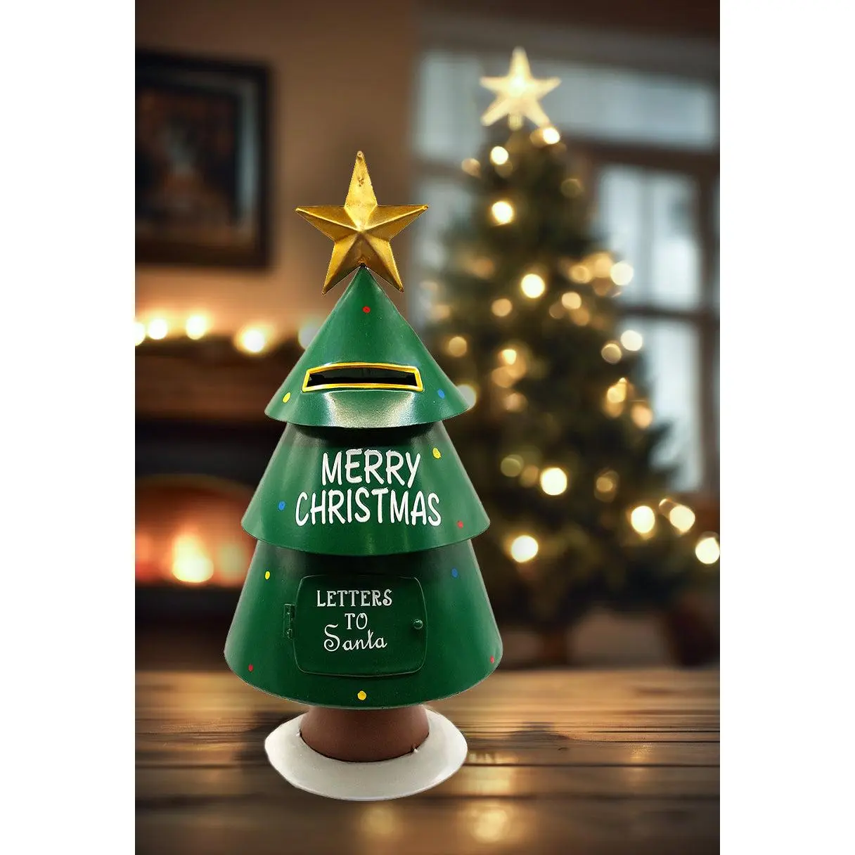 Christmas Tree Mailbox - Christmas Decoration by Wizardi F07M4-3-23FM10251