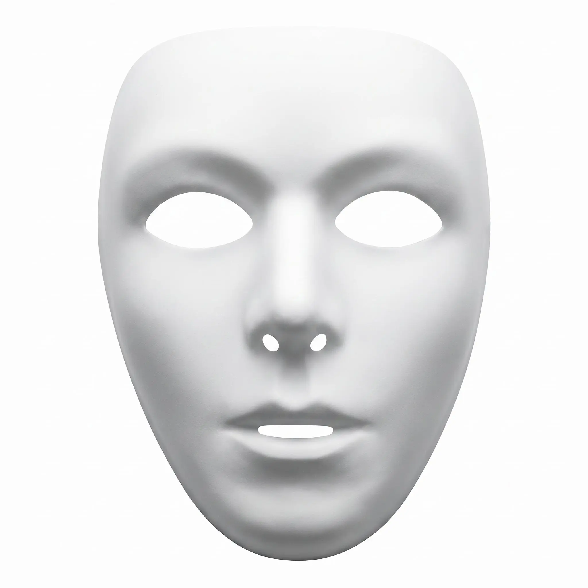 Classic White Full Face Mask