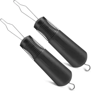 Home Organizer Button Hooks, Fastening Aids & Zipper Pulls - 1-Handed Tools for Seniors, Fastens Buttons on Shirts, Wedding Dresses