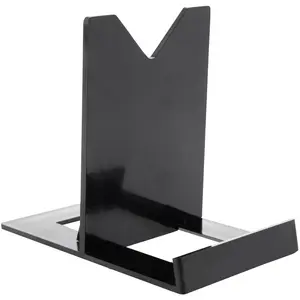 Plymor Black Acrylic Sliding-Back Adjustable Display Easel