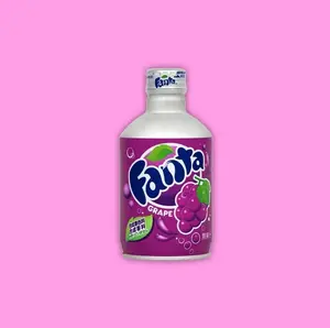 Snack Vault Fanta Exotic Grape Aluminum Can Japan Soda Beverage - Sweet Juicy Grape Flavored Fizzy Drink in Sleek Can - Ideal for Parties, Outdoor Snacks
