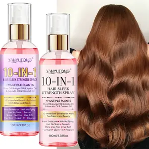 2 bottles of 100ml 10 in 1 wash free conditioner spray, silky and soft hair, create a natural fluffy feeling, gently spray, easy to deal with all kinds of hair, suitable for all hair qualities, men and women