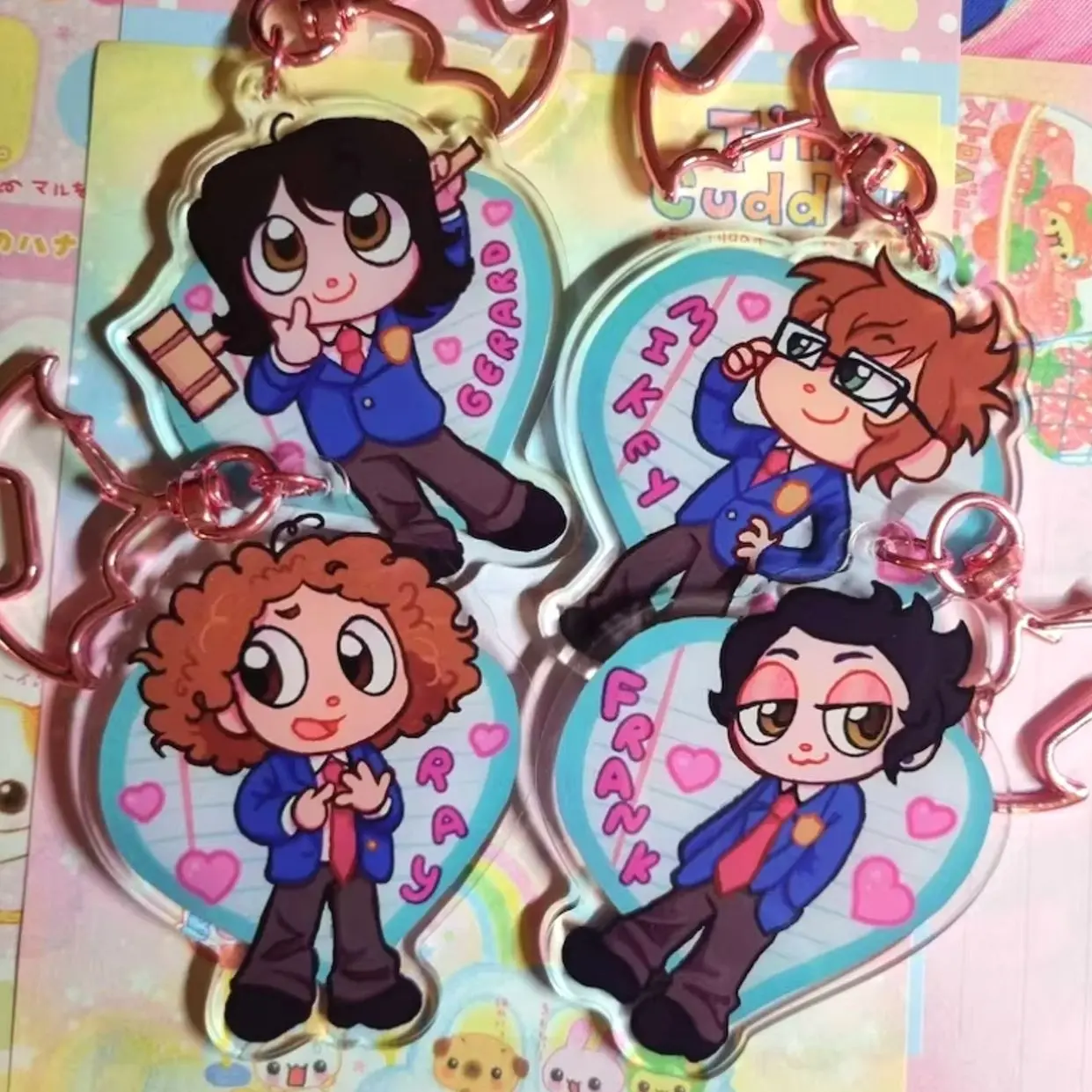 MCR Character 'I'm Not Okay' Acrylic Keychain - Music-Themed Collectible Keyring for Fans