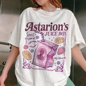 Astarion�s Juice Box BG3 Shirt, Funny Astarion Game Fan Sweatshirt, Baldur�s Gate Inspired Tee, Dark Humor Tee Gift