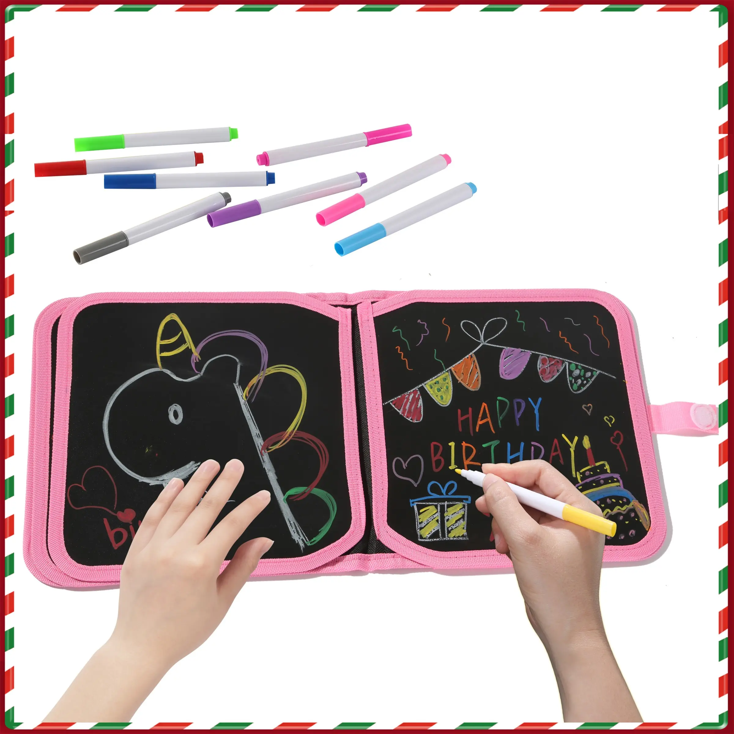 Portable Erasable Drawing Board for Kids, Reusable Writing Pad, Toddler Art Book, Doodle Set, Drawing Tools, Drawing Art Supplies, Birthday Gift for Boys Girls, Thanksgiving Party Gift