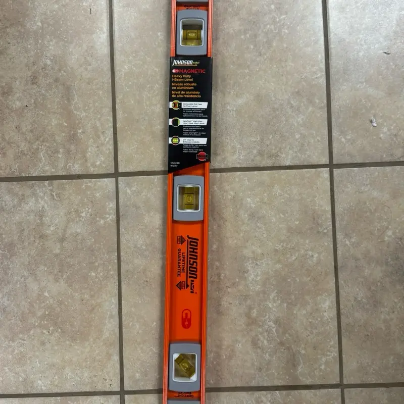 Johnson Magnetic Heavy Duty I-Beam 24" Level