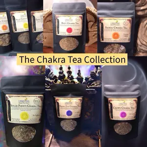 Lunation Stores Chakra Tea Collection | Balance Chakra | Chakra Alignment| Sleep Well| Balance Emotions | Organic Wellness Teas All Natural health tea Beverages Herbal