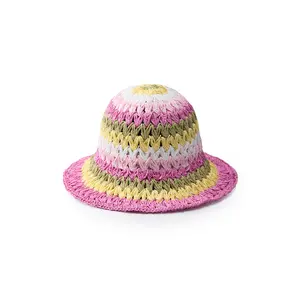 Raspberry Lemonade Packable Straw Hat
