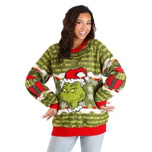 Adult You're a Mean One Mr. Grinch Sweater