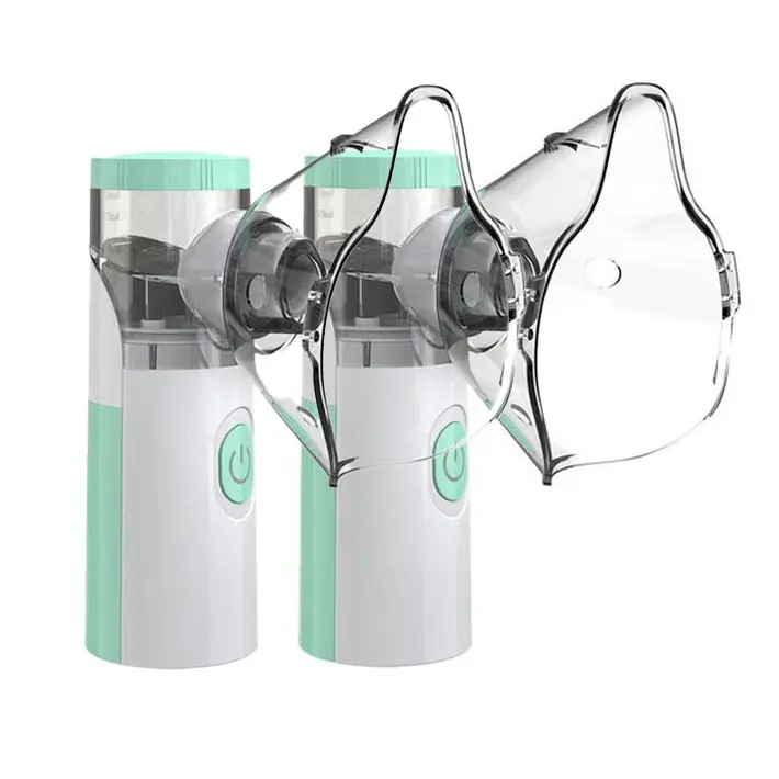 Portable handheld nebulizer, handheld hydration device, Type‑C interface, powered by AA batteries (batteries not included), convenient to carry, compact portable facial nebulizer for hydration,dorm essentials