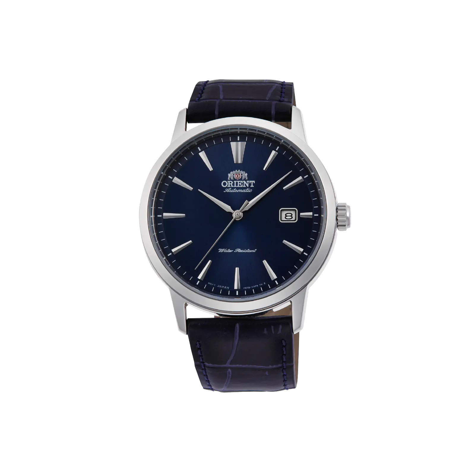 Orient Men's Symphony III Automatic Watches - 41.5mm Analog Dial Stainless Steel Wristwatch, RA-AC0F06L30B, Dress Watch, Date Display, 30M - 50M, Classic, Buckle