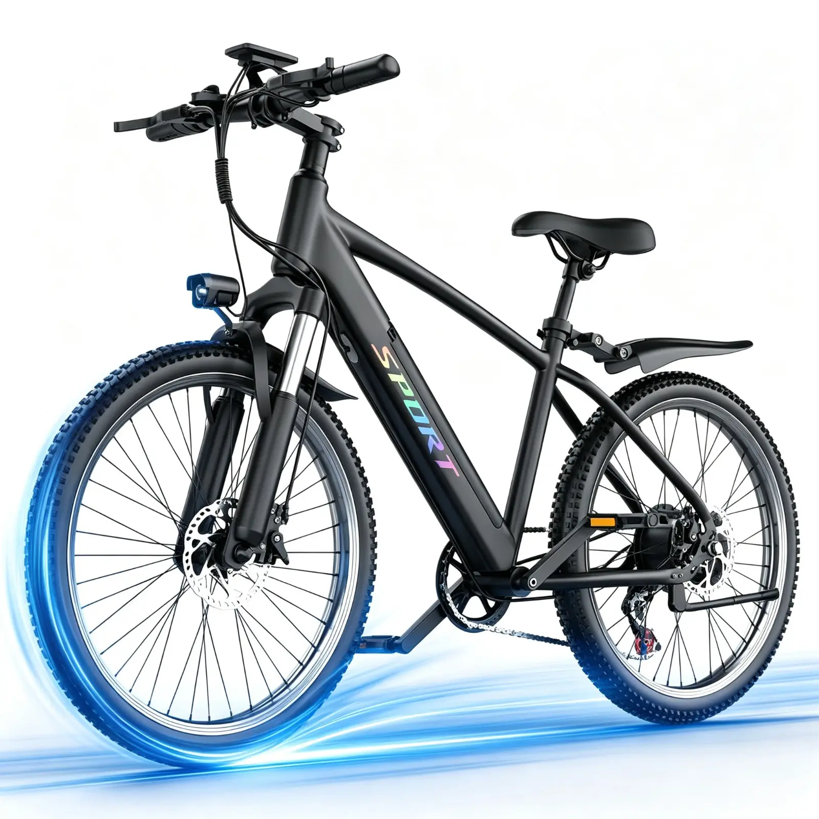 Electric Bike for Adults, 1500W Peak Ebike with 48V 15Ah Removable Battery, 26 inch Electric Bicycles for Commute,Step-Thru,7-Speed, Up to 25MPH 65 Miles City Cruiser E-Bike for Adult